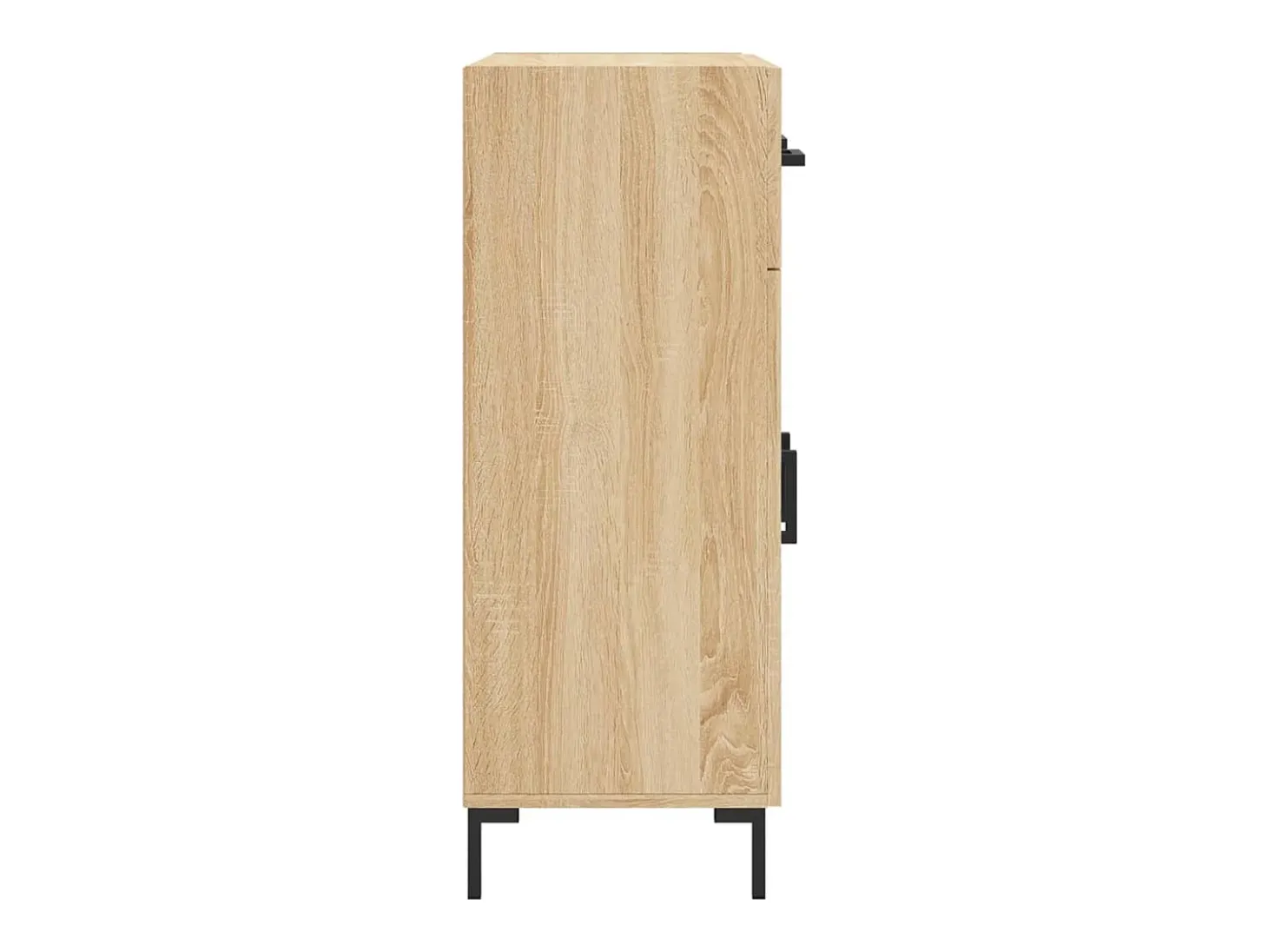 Aparador de roble Sonoma 69,5x34x90 cm madera de ingeniería
