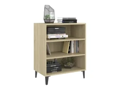 Aparador de roble Sonoma 57x35x70 cm madera de ingeniería