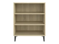 Aparador de roble Sonoma 57x35x70 cm madera de ingeniería
