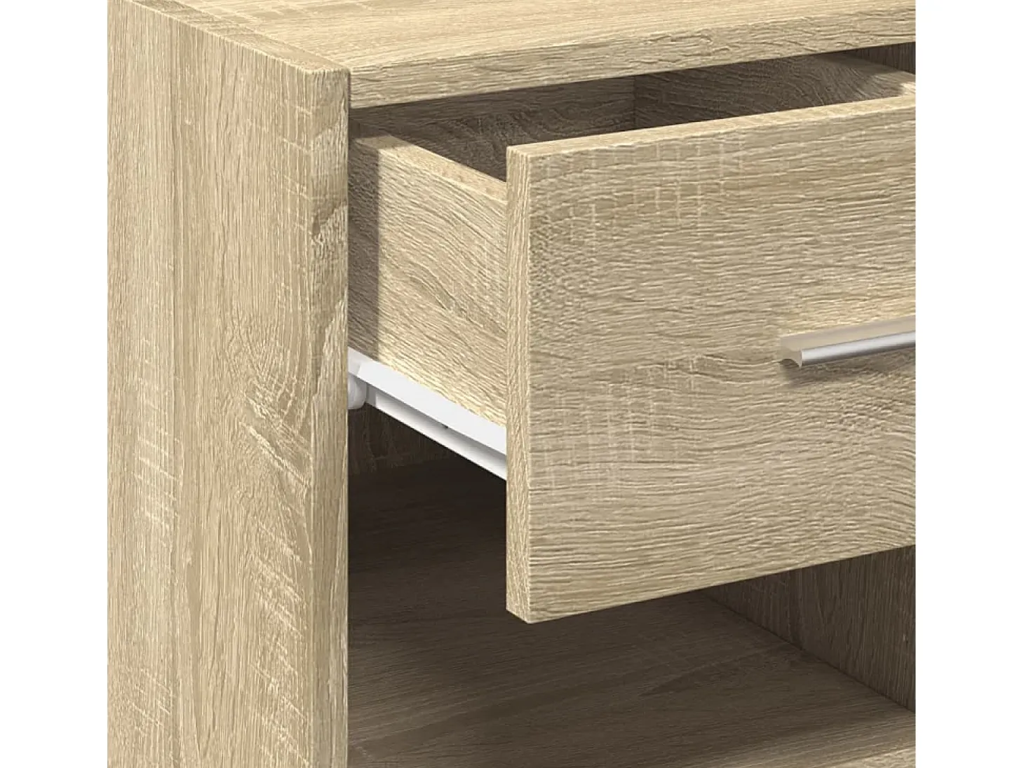 Aparador de roble Sonoma 50x42,5x93 cm madera de ingeniería