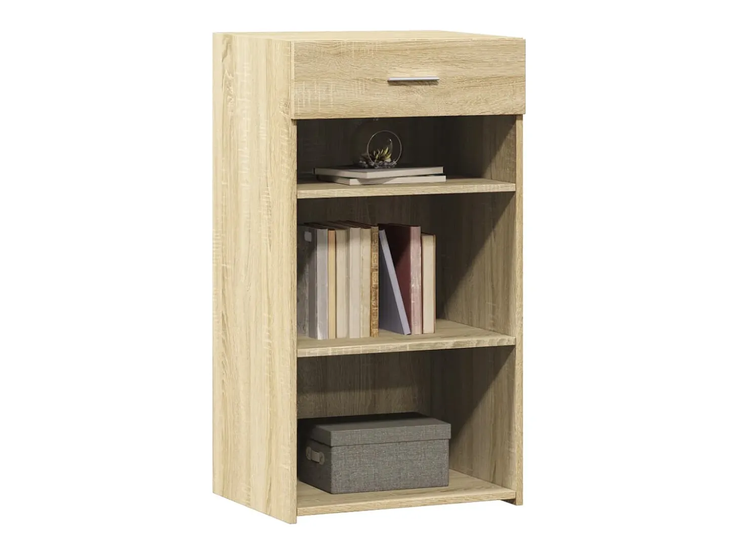 Aparador de roble Sonoma 50x42,5x93 cm madera de ingeniería