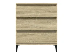 Aparador de roble Sonoma 60x35x70 cm Madera de ingeniería