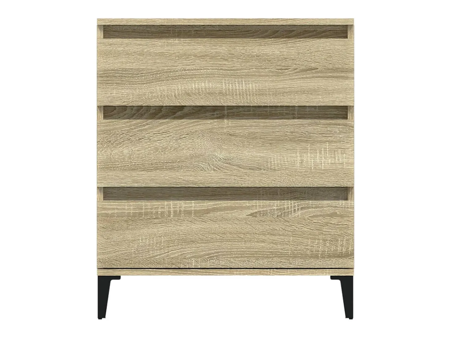 Aparador de roble Sonoma 60x35x70 cm Madera de ingeniería