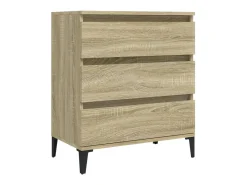 Aparador de roble Sonoma 60x35x70 cm Madera de ingeniería