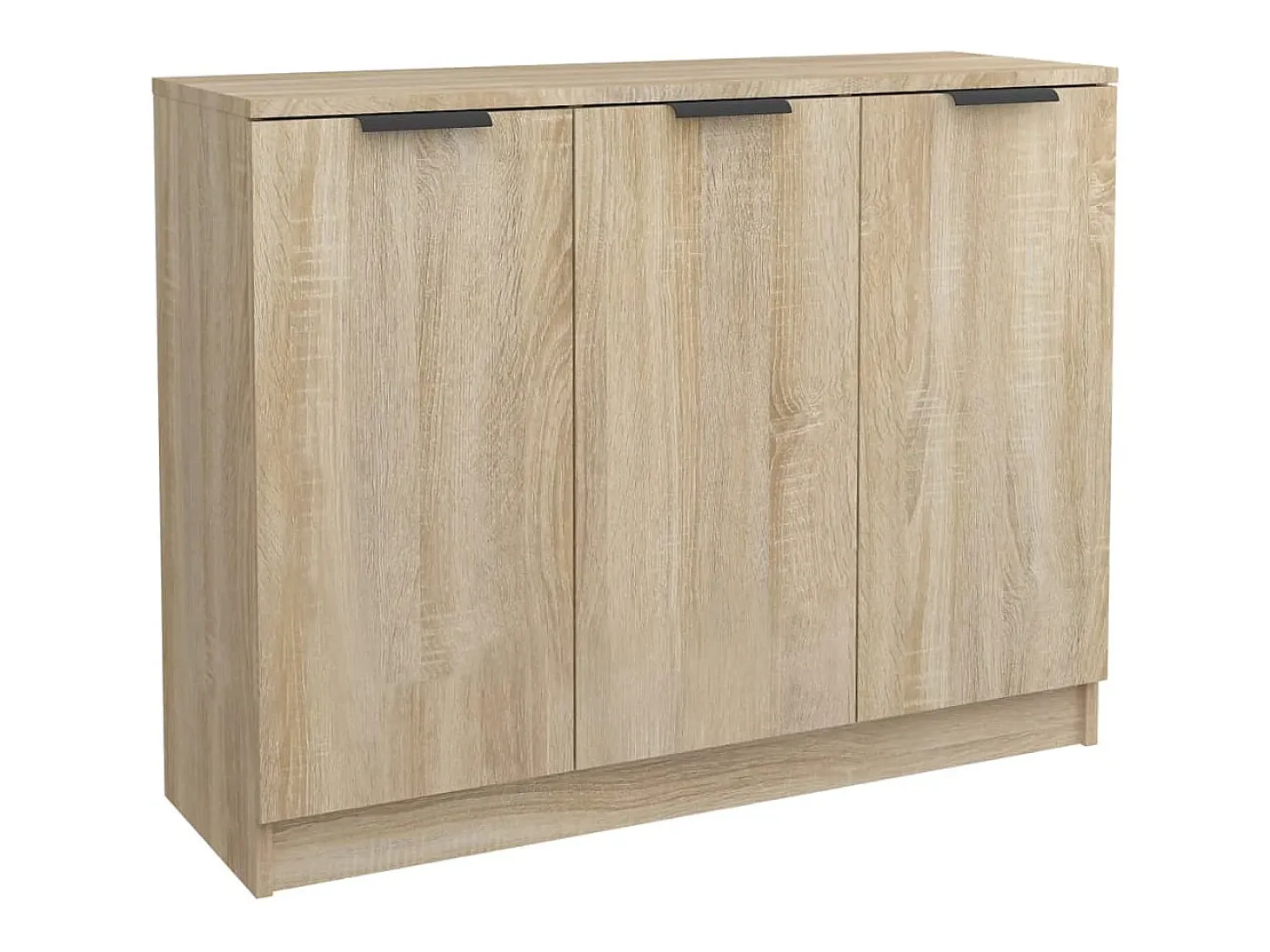 Aparador de roble Sonoma 90,5 x 30 x 70 cm Madera de ingeniería