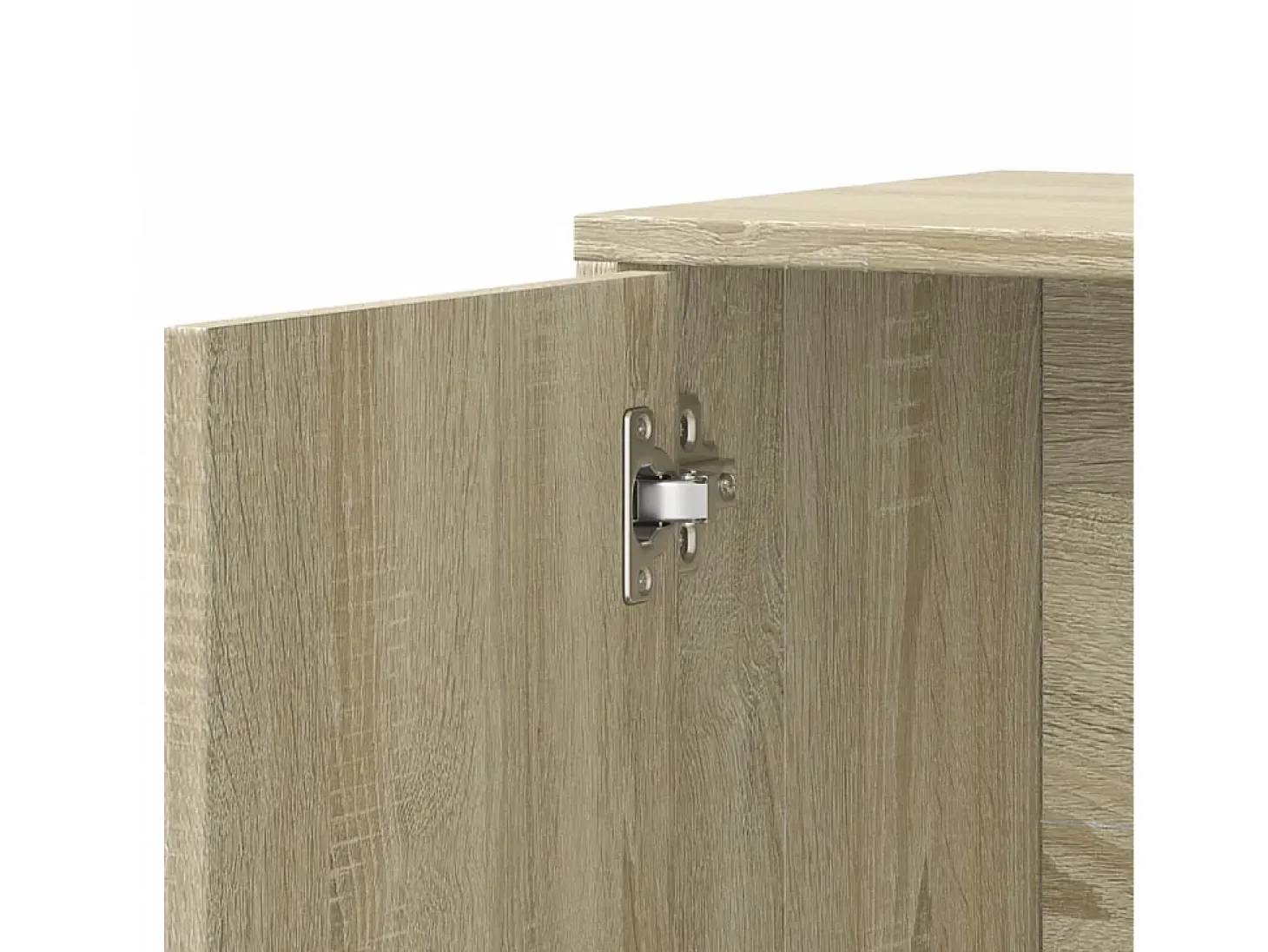 Aparador de roble Sonoma 60x31x70 cm madera de ingeniería