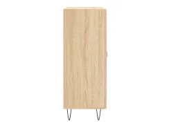 Aparador de roble Sonoma 69,5x34x90 cm madera de ingeniería