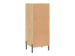 Aparador de roble Sonoma 34,5 x 34 x 90 cm Madera de ingeniería