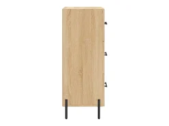Aparador de roble Sonoma 34,5 x 34 x 90 cm Madera de ingeniería
