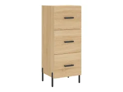 Aparador de roble Sonoma 34,5 x 34 x 90 cm Madera de ingeniería