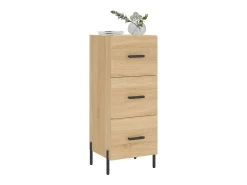 Aparador de roble Sonoma 34,5 x 34 x 90 cm Madera de ingeniería