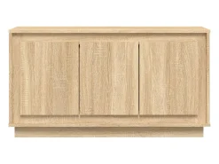 Aparador de roble Sonoma 102x35x55 cm madera de ingeniería
