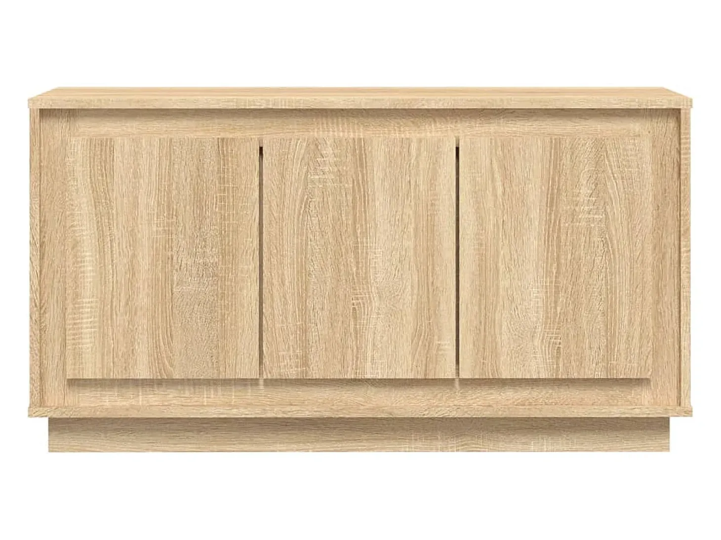 Aparador de roble Sonoma 102x35x55 cm madera de ingeniería