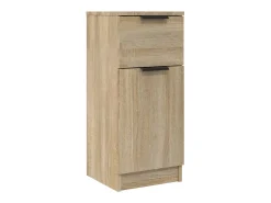 Aparador de roble Sonoma 30x30x70 cm Madera de ingeniería