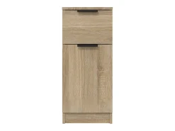 Aparador de roble Sonoma 30x30x70 cm Madera de ingeniería