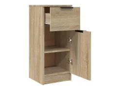 Aparador de roble Sonoma 30x30x70 cm Madera de ingeniería