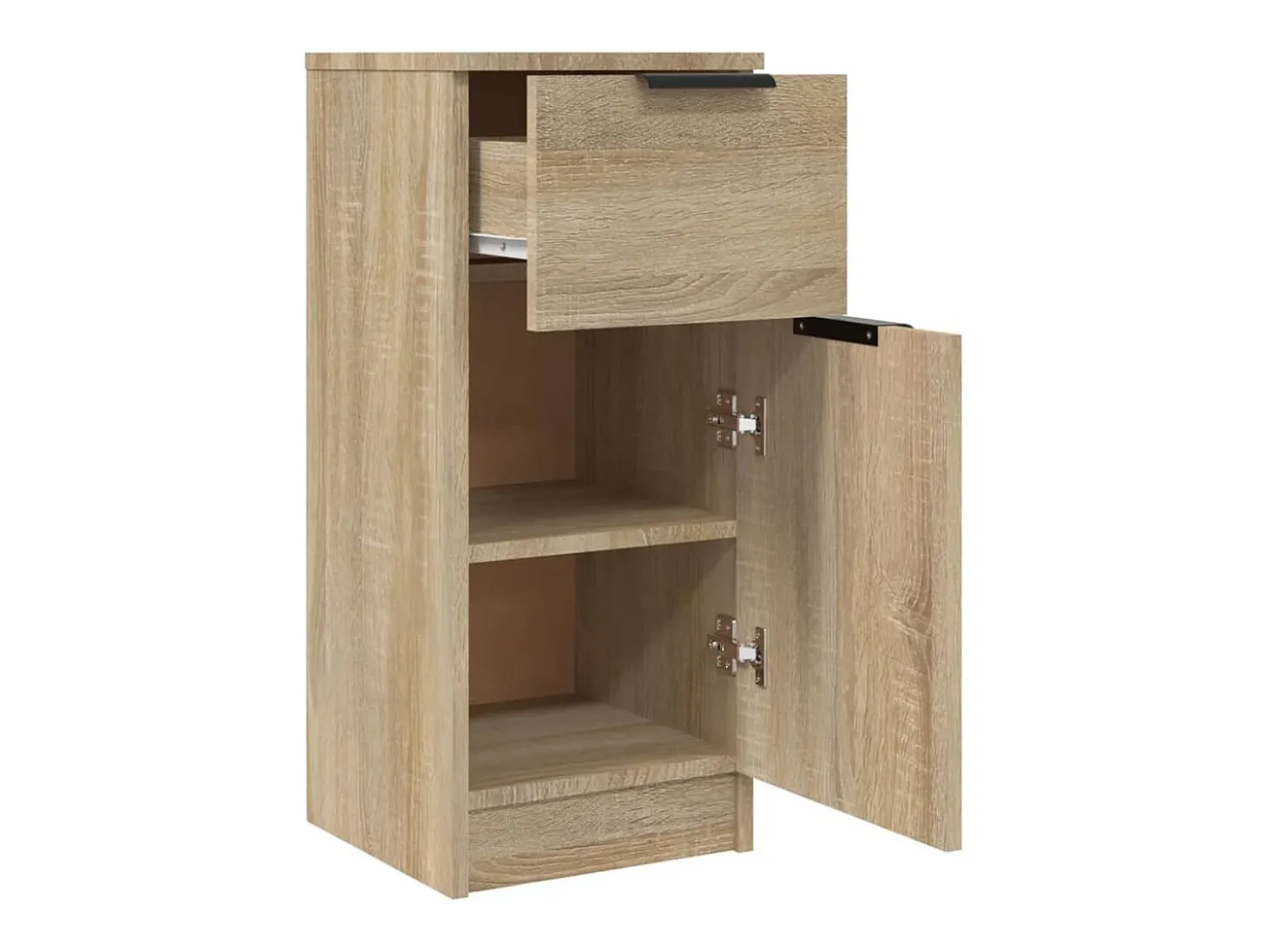 Aparador de roble Sonoma 30x30x70 cm Madera de ingeniería