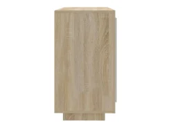 Aparador de roble Sonoma 80x40x75 cm Madera de ingeniería