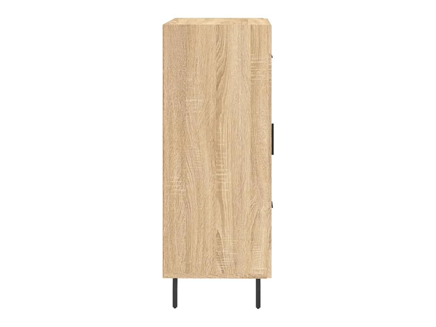 Aparador de roble Sonoma 69,5x34x90 cm madera de ingeniería