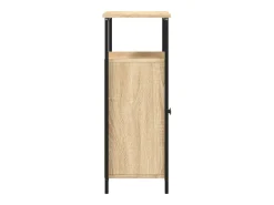 Aparador de roble Sonoma 70x30x80 cm madera de ingeniería