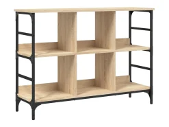 Aparador de roble Sonoma 102x32x73,5 cm madera de ingeniería