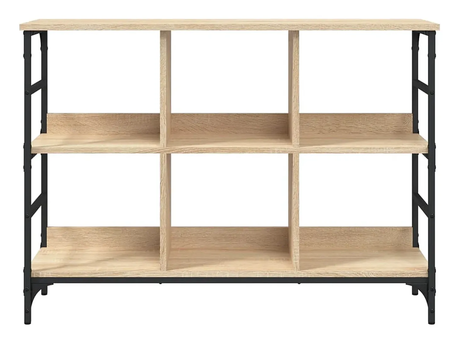 Aparador de roble Sonoma 102x32x73,5 cm madera de ingeniería