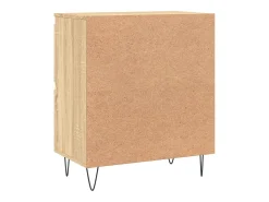 Aparador de roble Sonoma 60x35x70 cm Madera de ingeniería