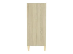 Aparador de roble Sonoma 57x35x90 cm Madera de ingeniería