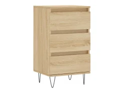 Aparador de roble Sonoma 40x35x70 cm madera de ingeniería
