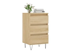 Aparador de roble Sonoma 40x35x70 cm madera de ingeniería