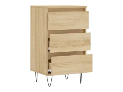 Aparador de roble Sonoma 40x35x70 cm madera de ingeniería