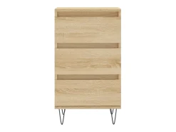 Aparador de roble Sonoma 40x35x70 cm madera de ingeniería
