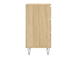 Aparador de roble Sonoma 40x35x70 cm madera de ingeniería