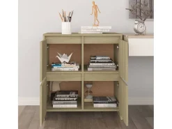 Aparador de roble Sonoma 70x41x75 cm Madera de ingeniería