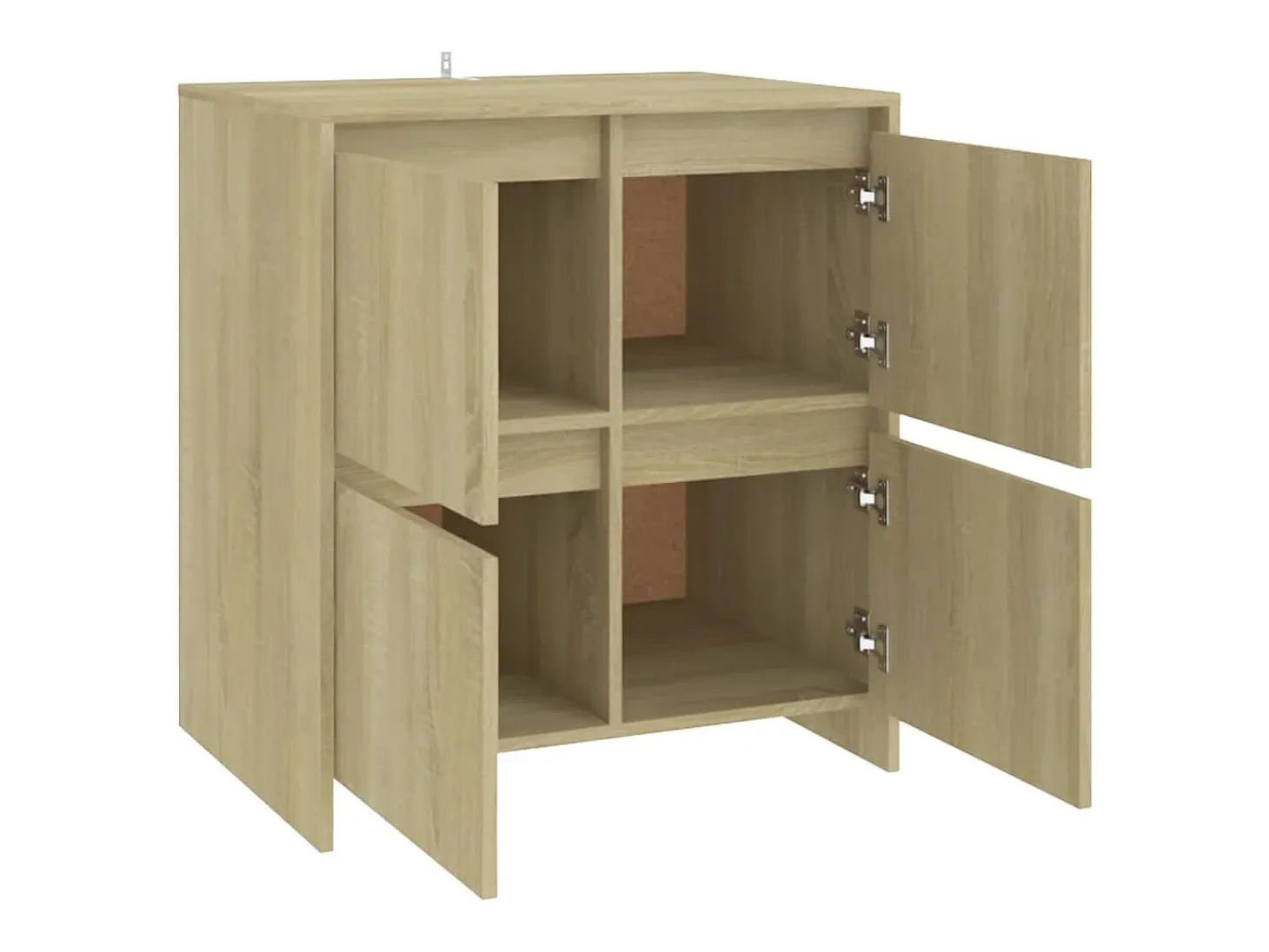 Aparador de roble Sonoma 70x41x75 cm Madera de ingeniería