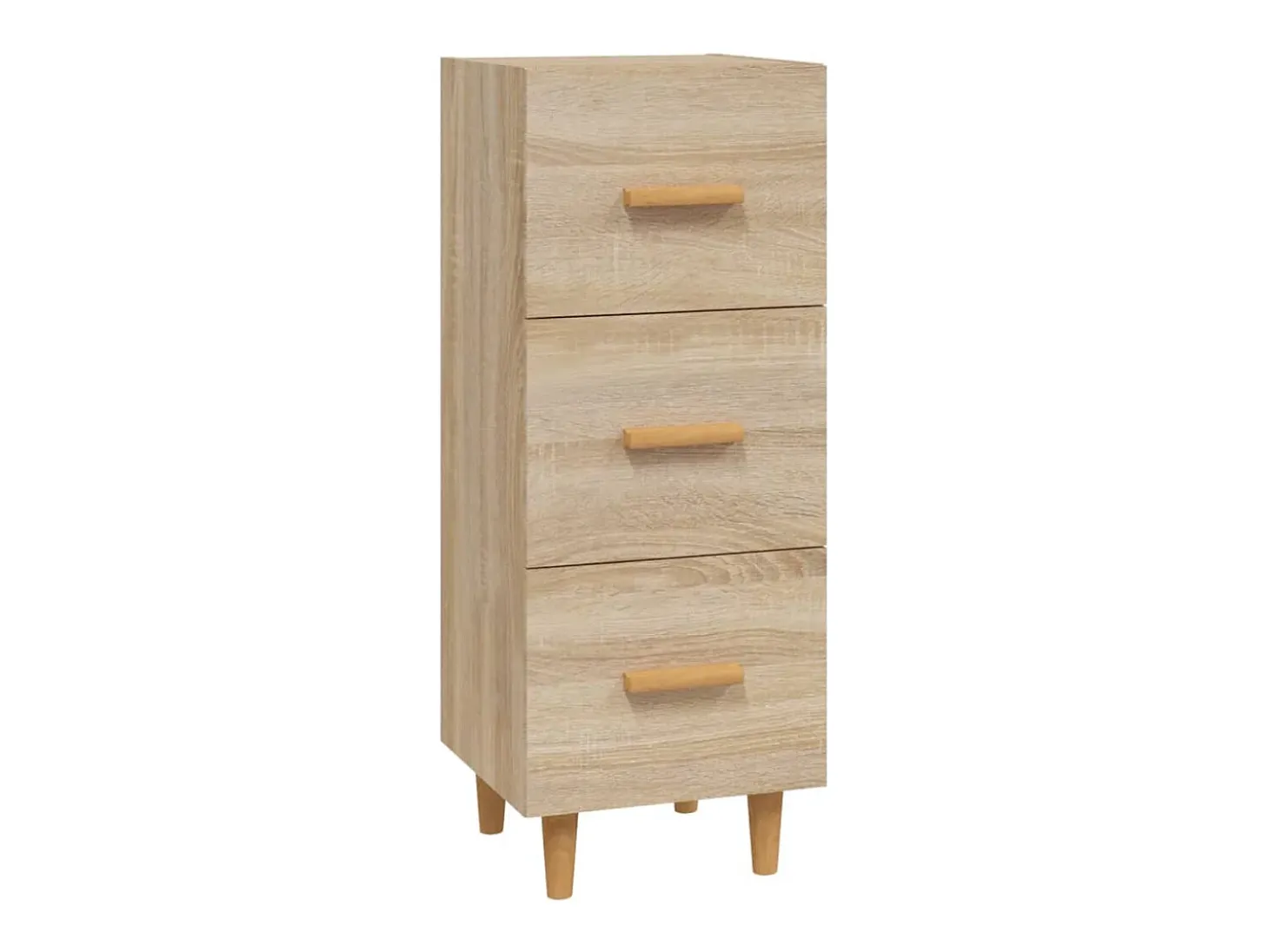 Aparador de roble Sonoma 34,5 x 34 x 90 cm Madera de ingeniería
