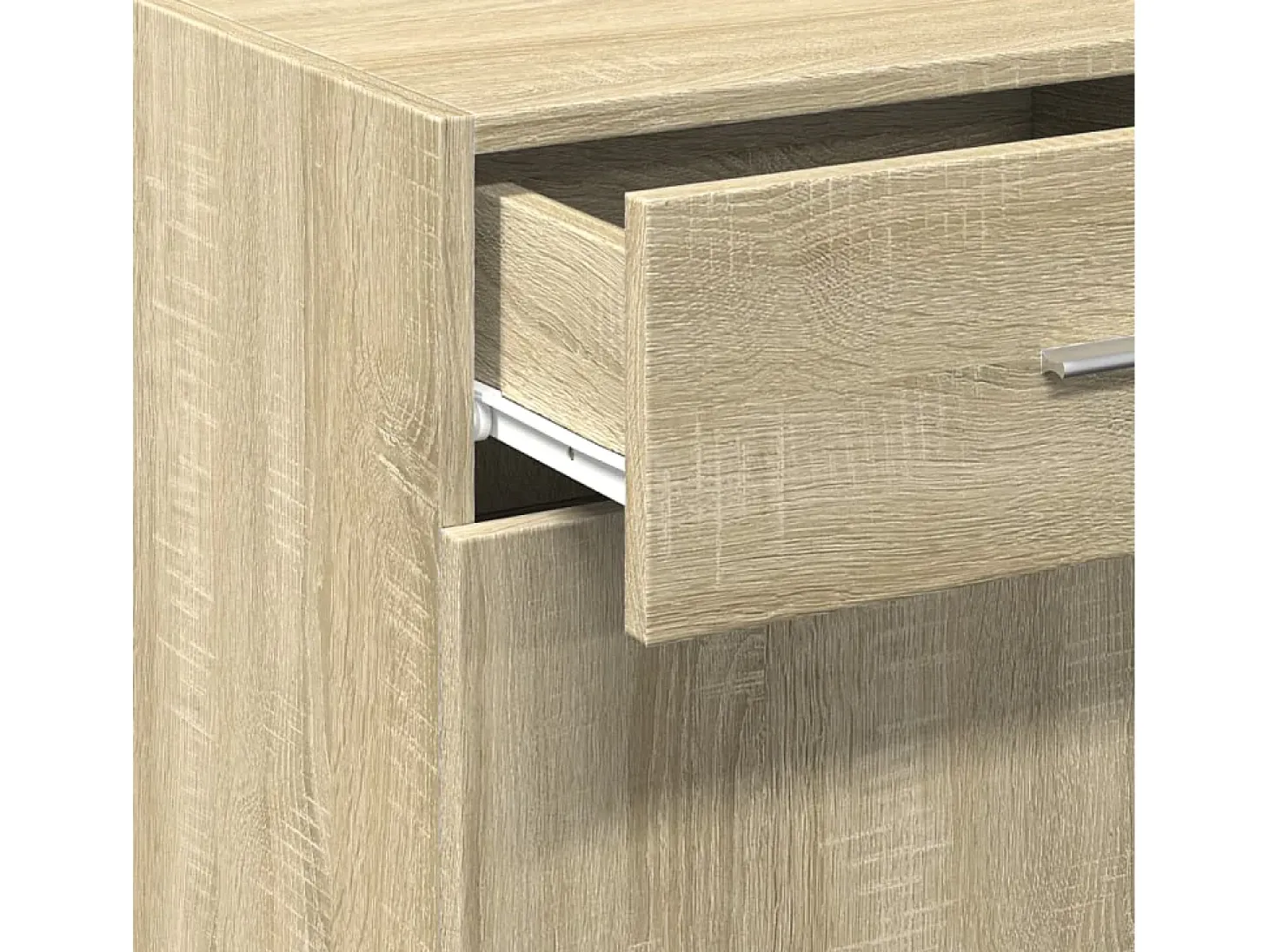 Aparador de roble Sonoma 50x42,5x93 cm madera de ingeniería