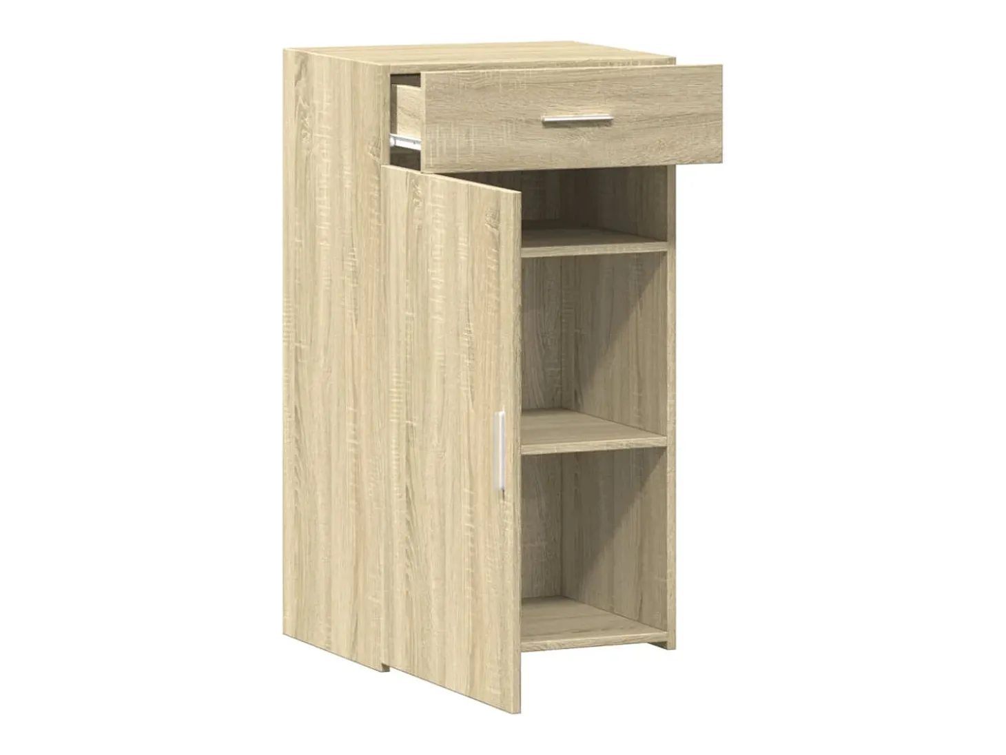 Aparador de roble Sonoma 50x42,5x93 cm madera de ingeniería