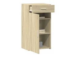 Aparador de roble Sonoma 50x42,5x93 cm madera de ingeniería
