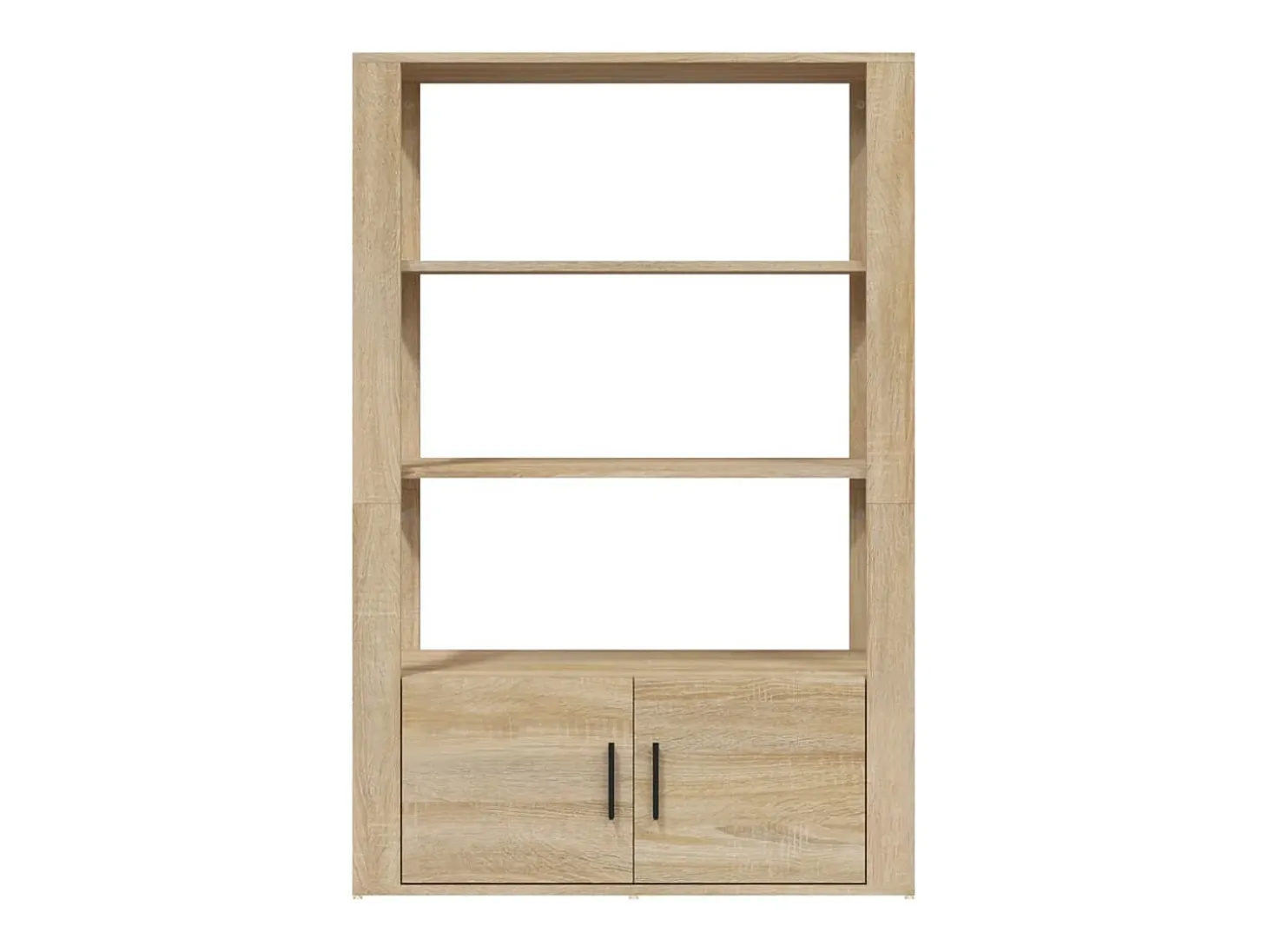 Aparador de roble Sonoma 80x30x119,5 cm Madera de ingeniería