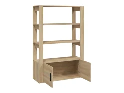 Aparador de roble Sonoma 80x30x119,5 cm Madera de ingeniería