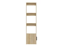 Aparador de roble Sonoma 80x30x119,5 cm Madera de ingeniería