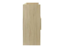 Aparador de roble Sonoma 105x30x70 cm Madera de ingeniería