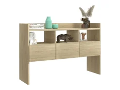 Aparador de roble Sonoma 105x30x70 cm Madera de ingeniería