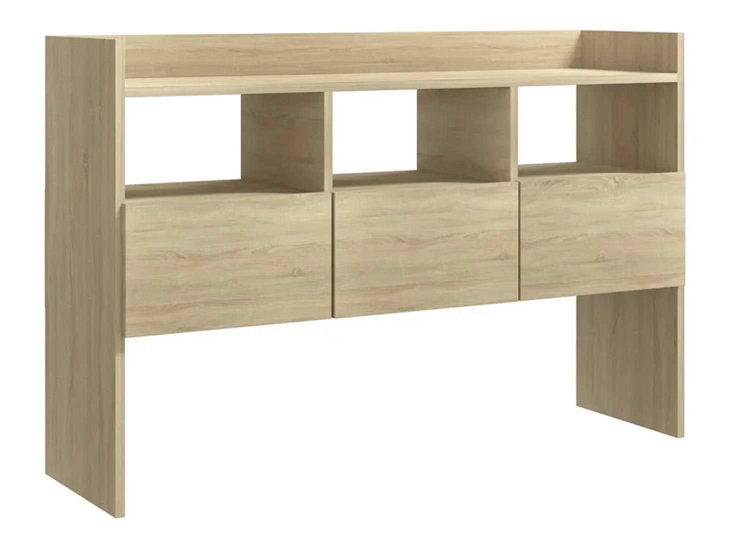 Aparador de roble Sonoma 105x30x70 cm Madera de ingeniería