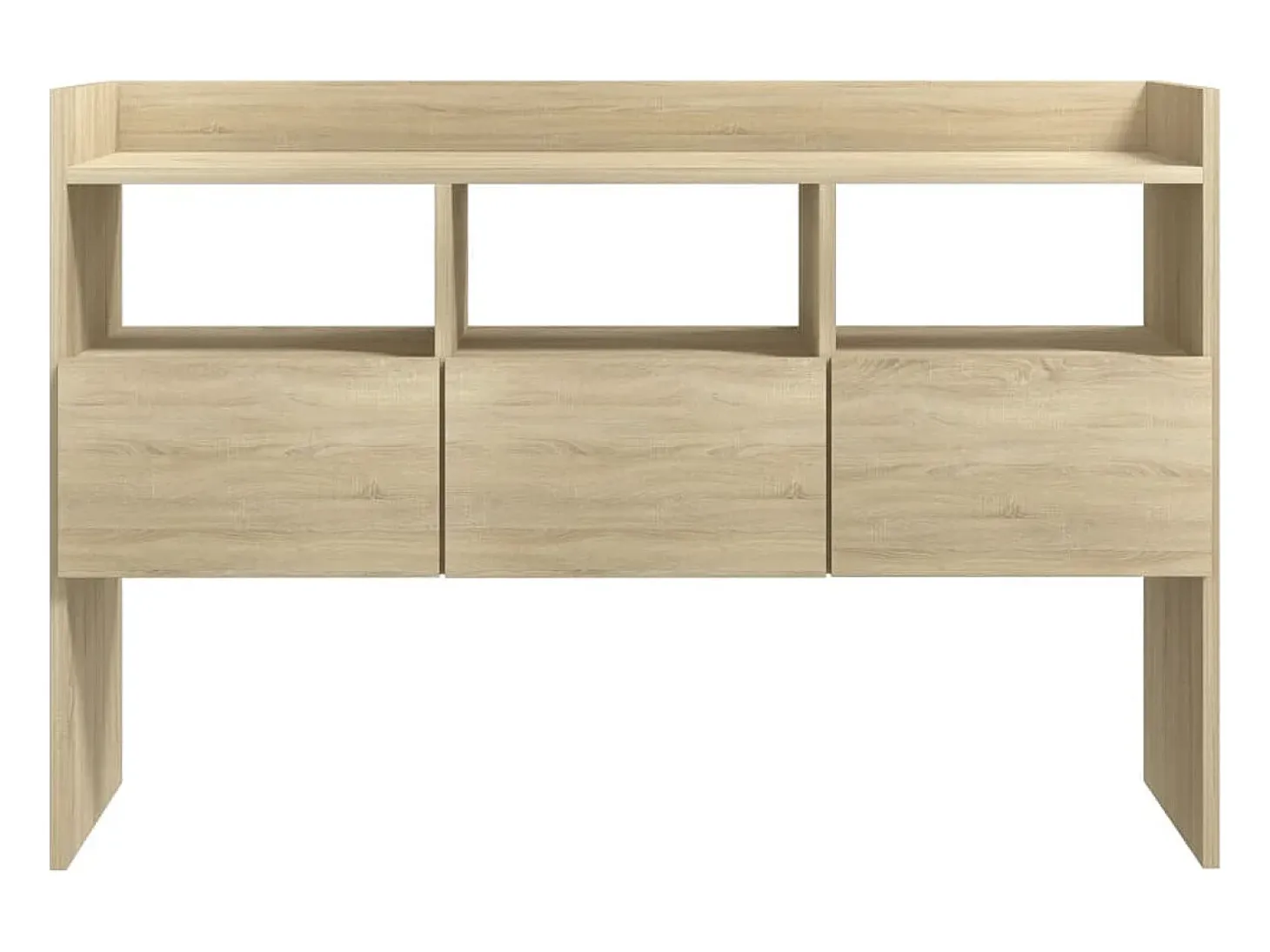 Aparador de roble Sonoma 105x30x70 cm Madera de ingeniería