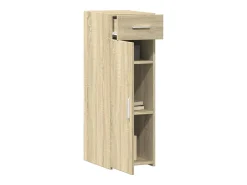 Aparador de roble Sonoma 30x42,5x93 cm madera de ingeniería