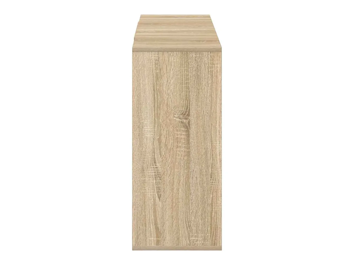 Aparador de roble Sonoma 120x30x75 cm madera de ingeniería