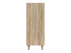 Aparador de roble Sonoma 69,5x34x90 cm madera de ingeniería