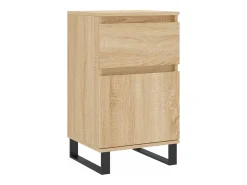 Aparador de roble Sonoma 40x35x70 cm madera de ingeniería